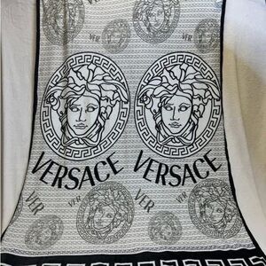 Versace Monochrome Medusa Throw